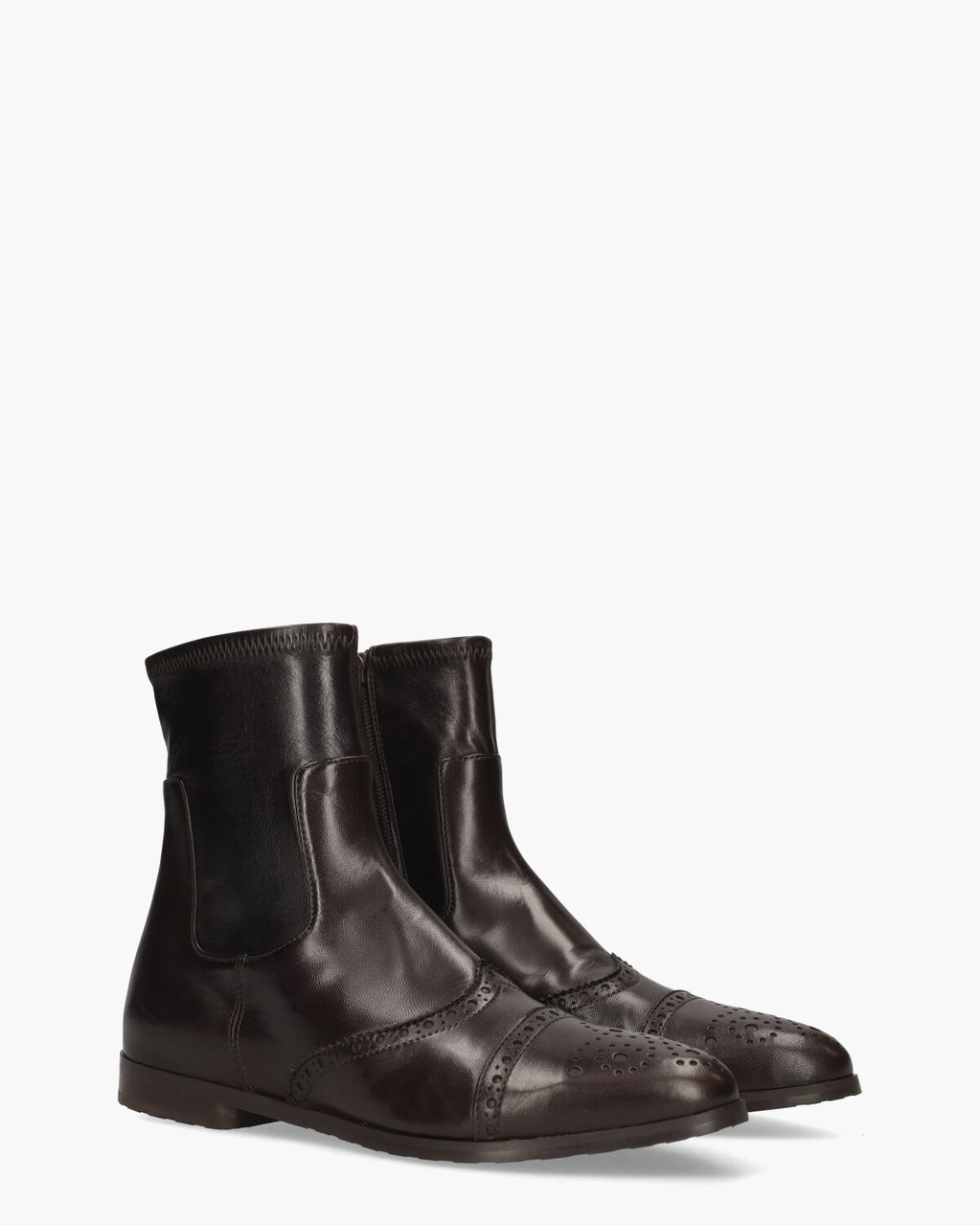 Truman's 9016 Donkerbruin Dames Enkelboots