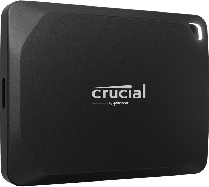 Crucial - X10 Pro - Draagbare Externe SSD - Zwart - 2 TB - Tot 2100 MB/s Lezen, IP55 Water- en Stofdicht