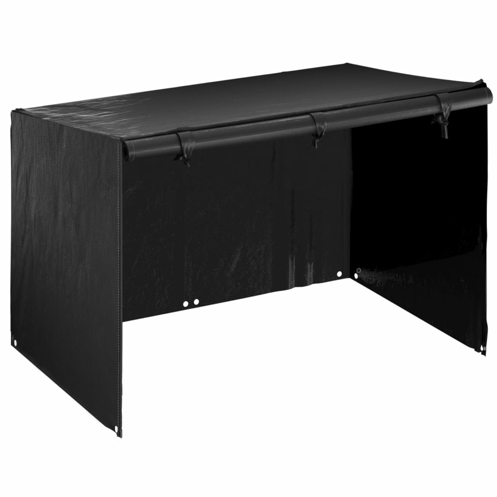 Housses de balancelle 2 pcs 12 œillets 215x150x130/150 cm pe