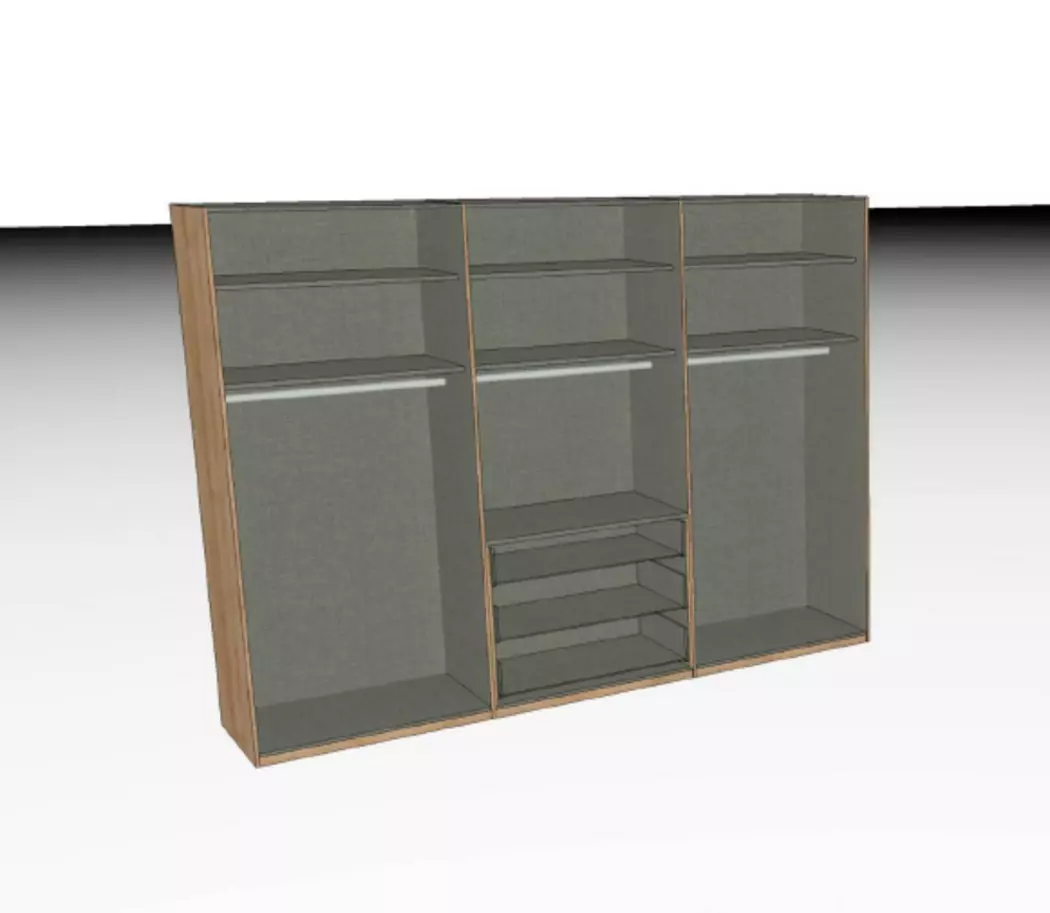 Kleiderschrank Concept Me 300 x 223 cm