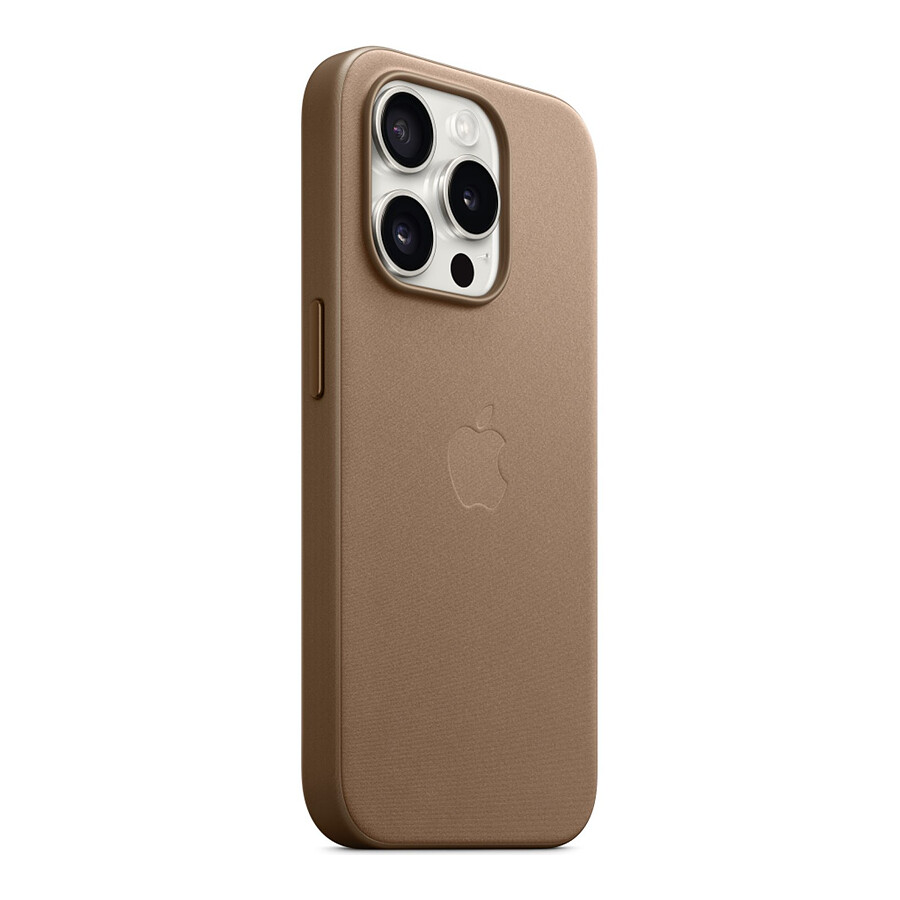 Apple Coque en tissage fin avec MagSafe pour iPhone 15 Pro - Taupe