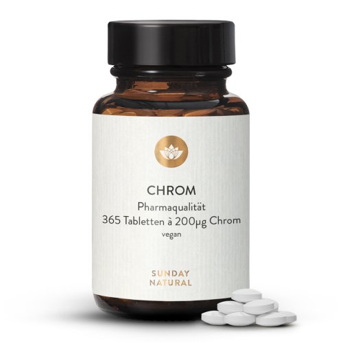 Sunday Natural Products  Chrom Picolinat Tabletten 200