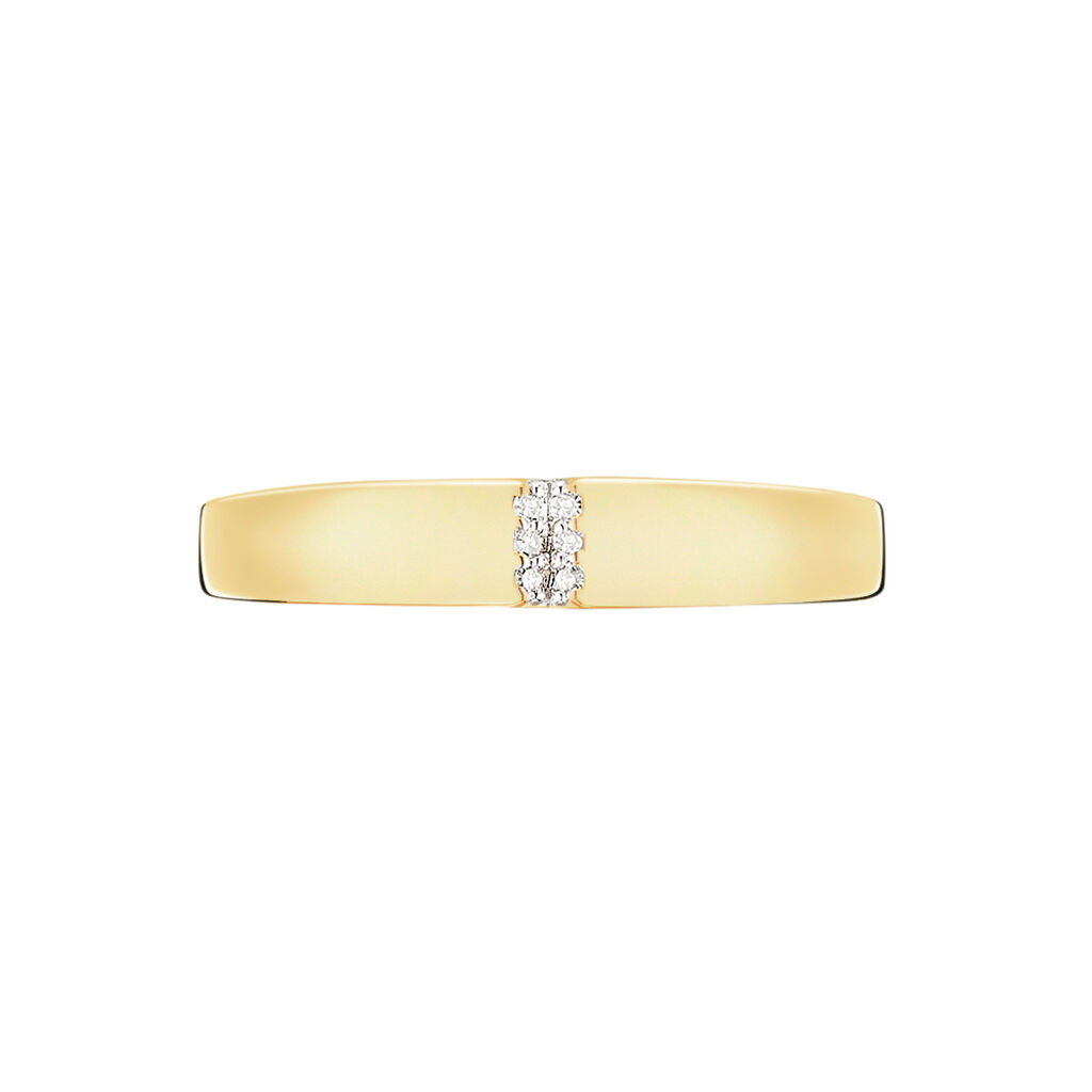 Bague Soha Or Jaune Diamant