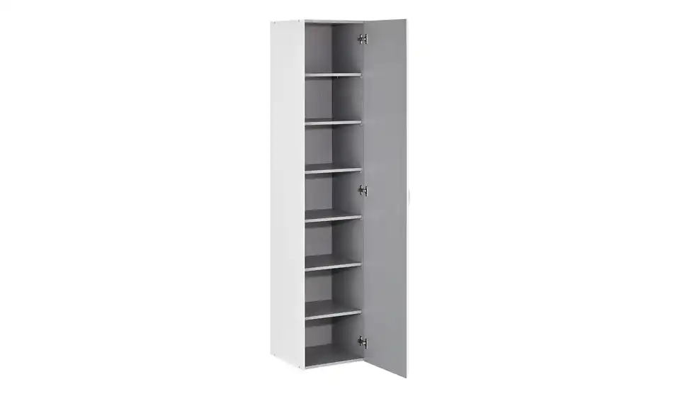 Schrank, 1-türig Multischrank-System 40 cm Weiß