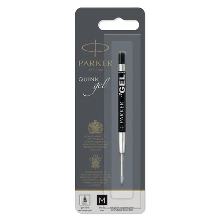 Parker Gelmine F, Schwarz, 1er Blister