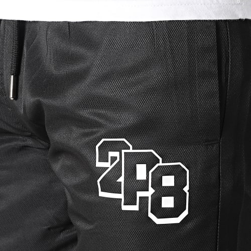 Pantalon Jogging Diamant Drapeau 2P8 Noir Blanc
