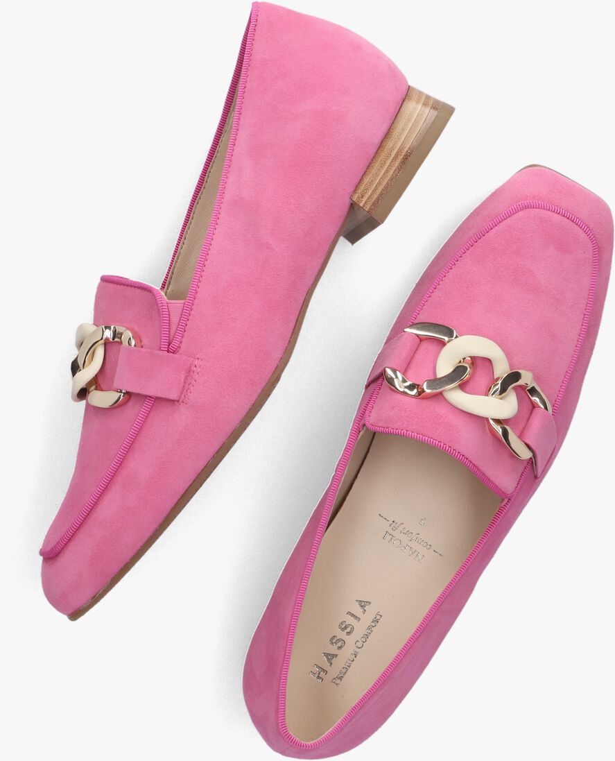HASSIA roze hassia loafers napoli ketting