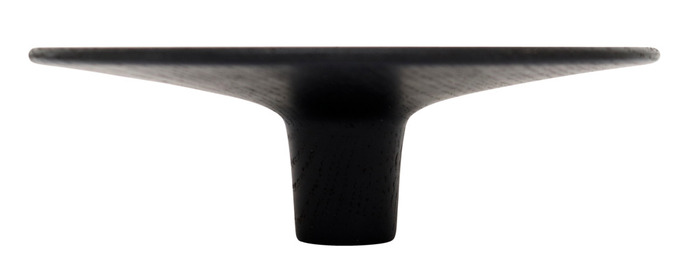 Træknop Ø155 mm sort