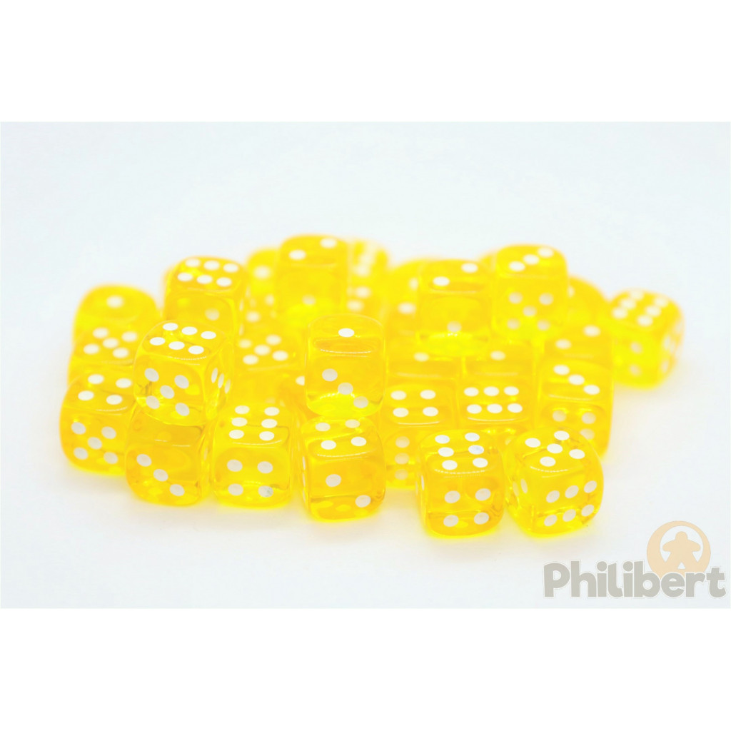 Set de 36 Dés Chessex : Translucides