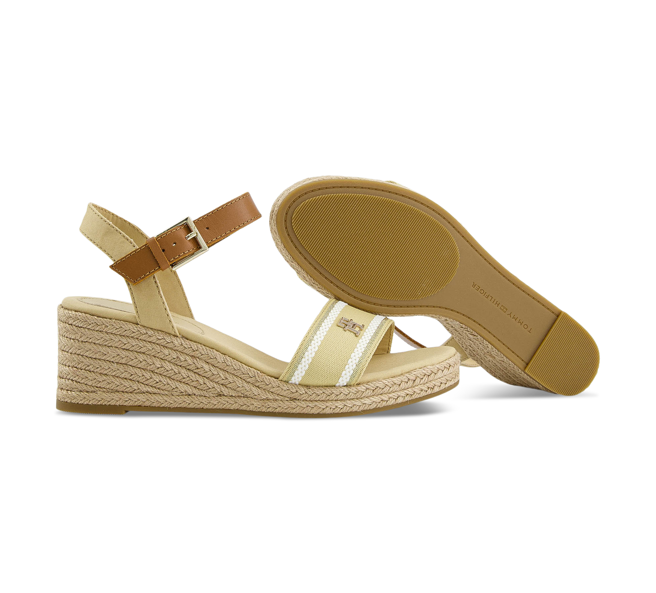 Tommy Hilfiger Keilsandaletten beige/taupe