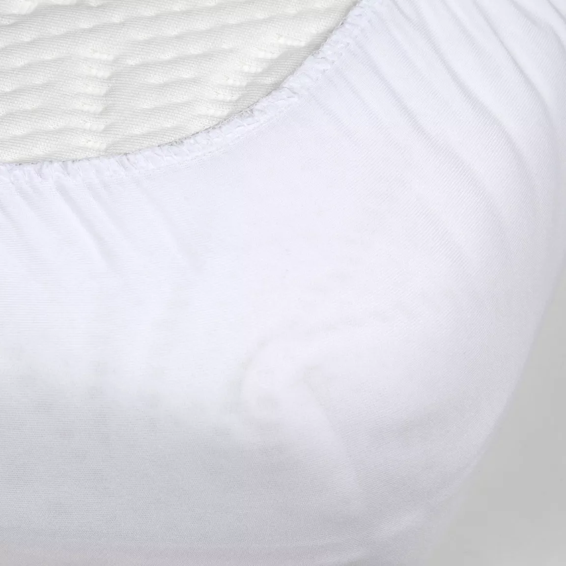 Protège-matelas alèse molleton imperméable (160 x 200 cm) Serena Blanc