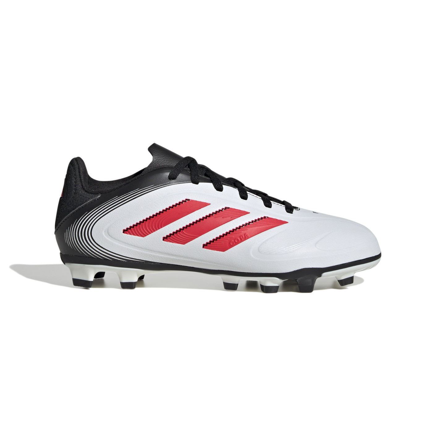 Adidas Copa Pure III Club Gras / Kunstgras Voetbalschoenen (MG) Kids Wit Zwart Rood