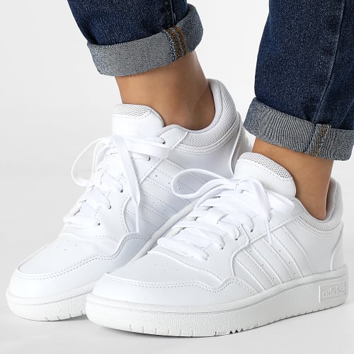Baskets Femme Hoops 3 Low Classic GW0433 Cloud White