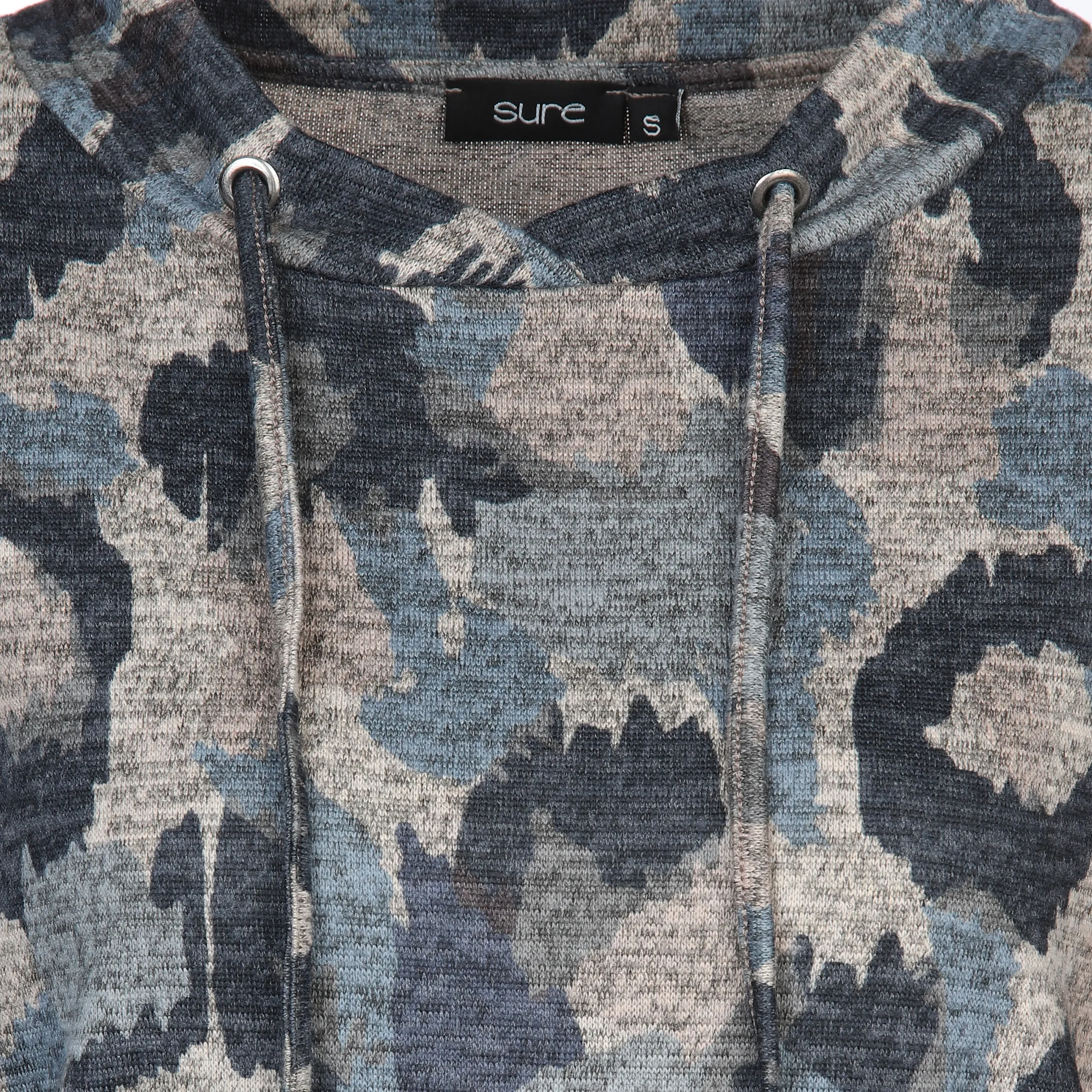 Damen Flauschshirt mit Alloverprint