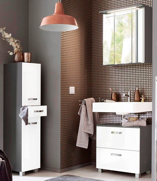 welltime Waschbeckenunterschrank »Ravenna« Breite 60 cm, mit Soft-Close-Funktion