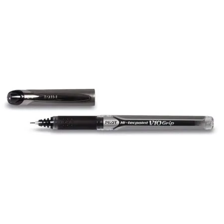 Pilot Tintenroller Hi-Tecpoint V10 Grip 1.0 (B) Schwarz
