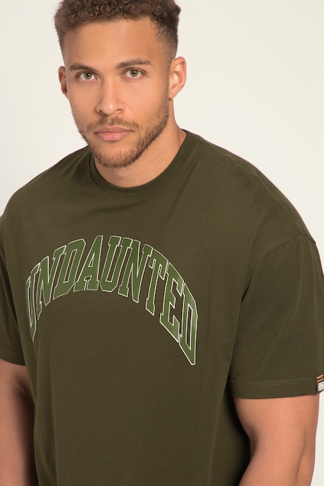 STHUGE T-Shirt, Halbarm, oversized, College-Print, bis 8 XL