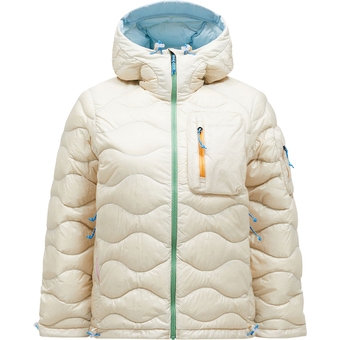 Peak Performance Helium Utility Down Hood Daunenjacke Sand Fog / Cloud Damen