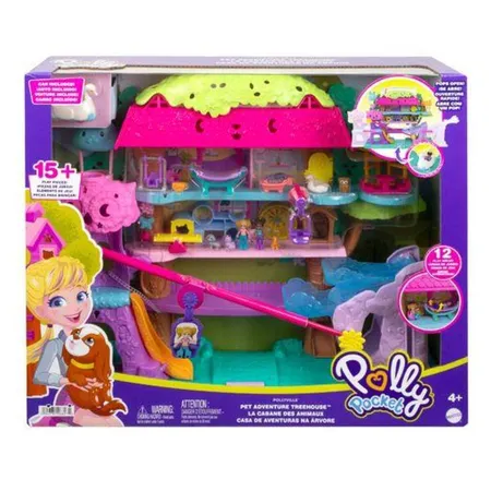 Mattel Polly Pocket Pollyville Tierparty Baumhaus