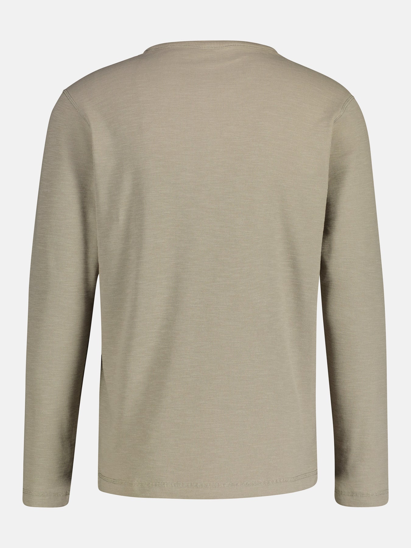 Langarmserafino mit Logostitching