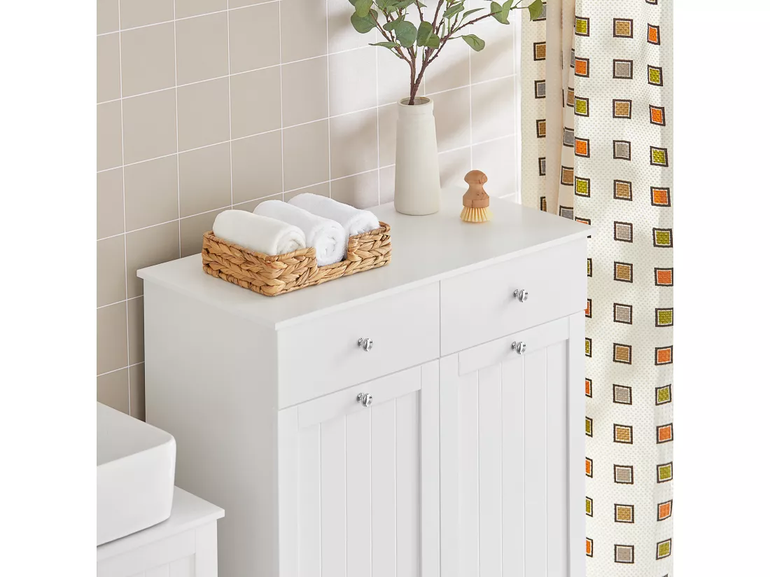 Meuble Bas De Salle De Bain Armoire Toilette, BZr33-w