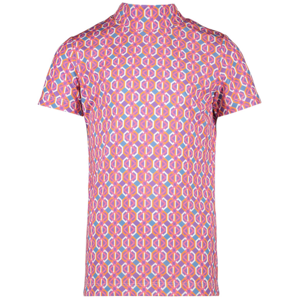 Cars T-shirt Ashi met all over print roze/multi
