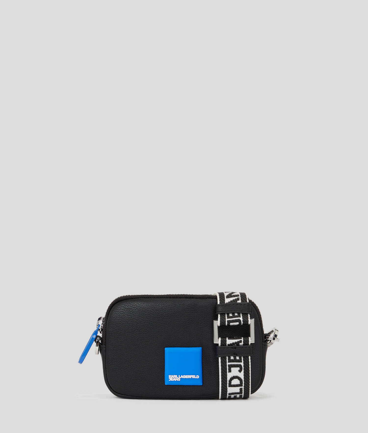 MINI SAC BANDOULIÈRE AVEC LOGO KLJ ENCADRÉ