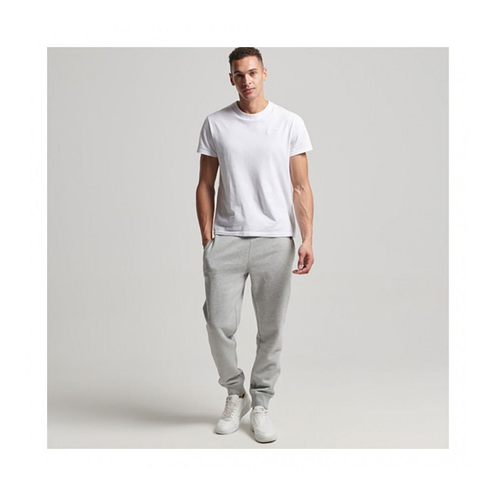Superdry VINTAGE LOGO EMB - Jogging Homme athletic grey marl
