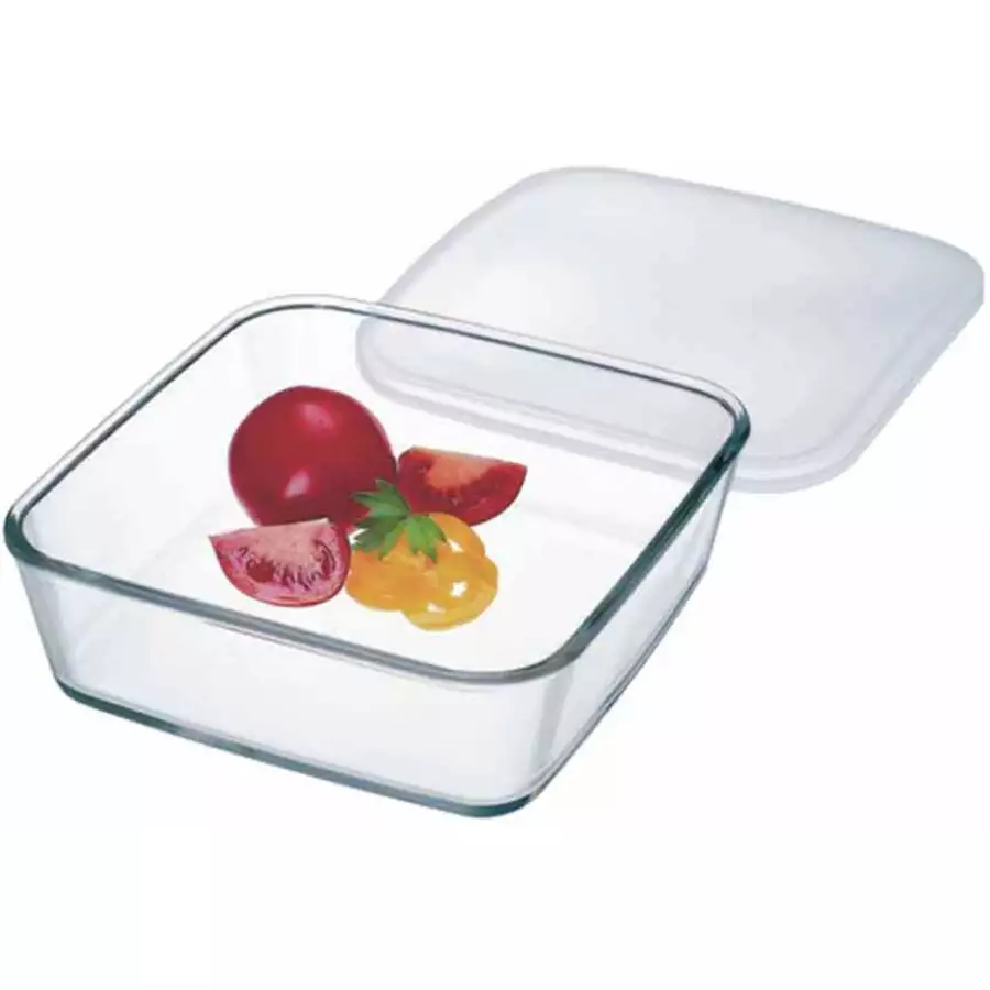 Simax Glas Frischhaltedose mit Deckel 500 ml 2er Set transparent