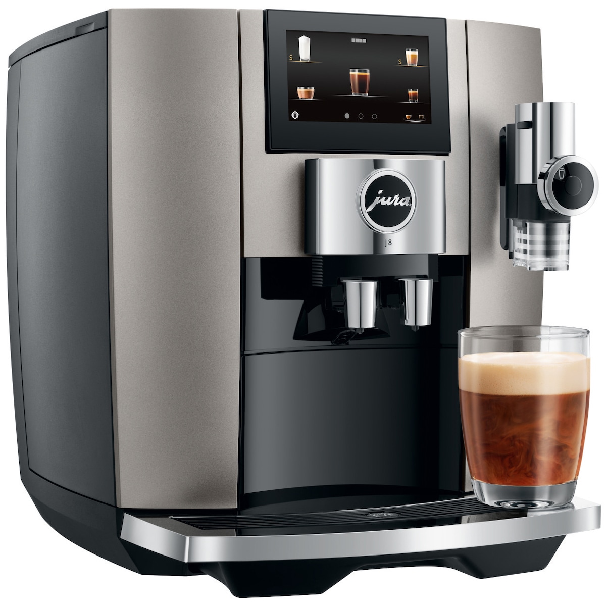 Jura J8 kaffemaskin 15471 (Midnight Silver)