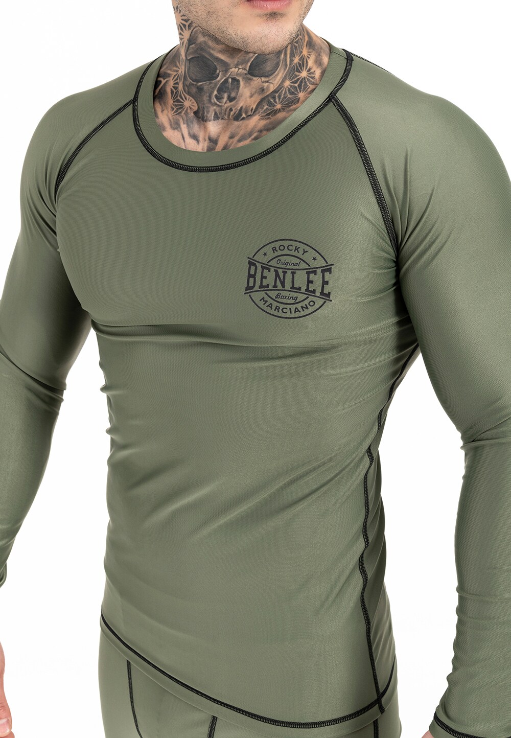 BENLEE Herren langärmeliges Funktionsshirt schmale Passform MOSSBURN