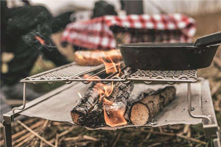 Robens Timber Mesh Grill L silber