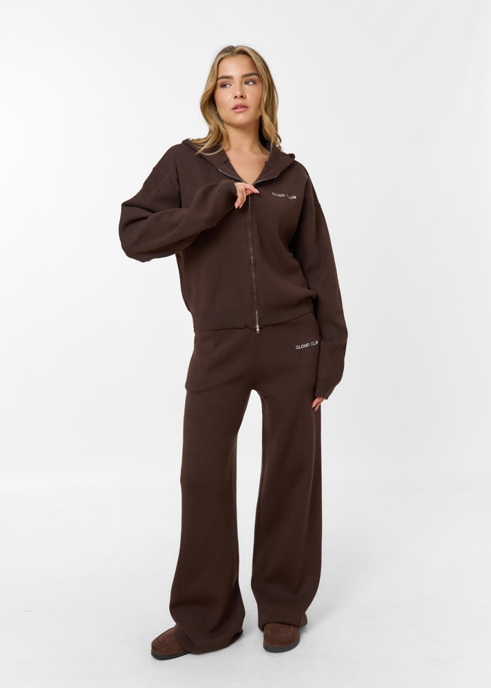 Olivia broek choco bruin