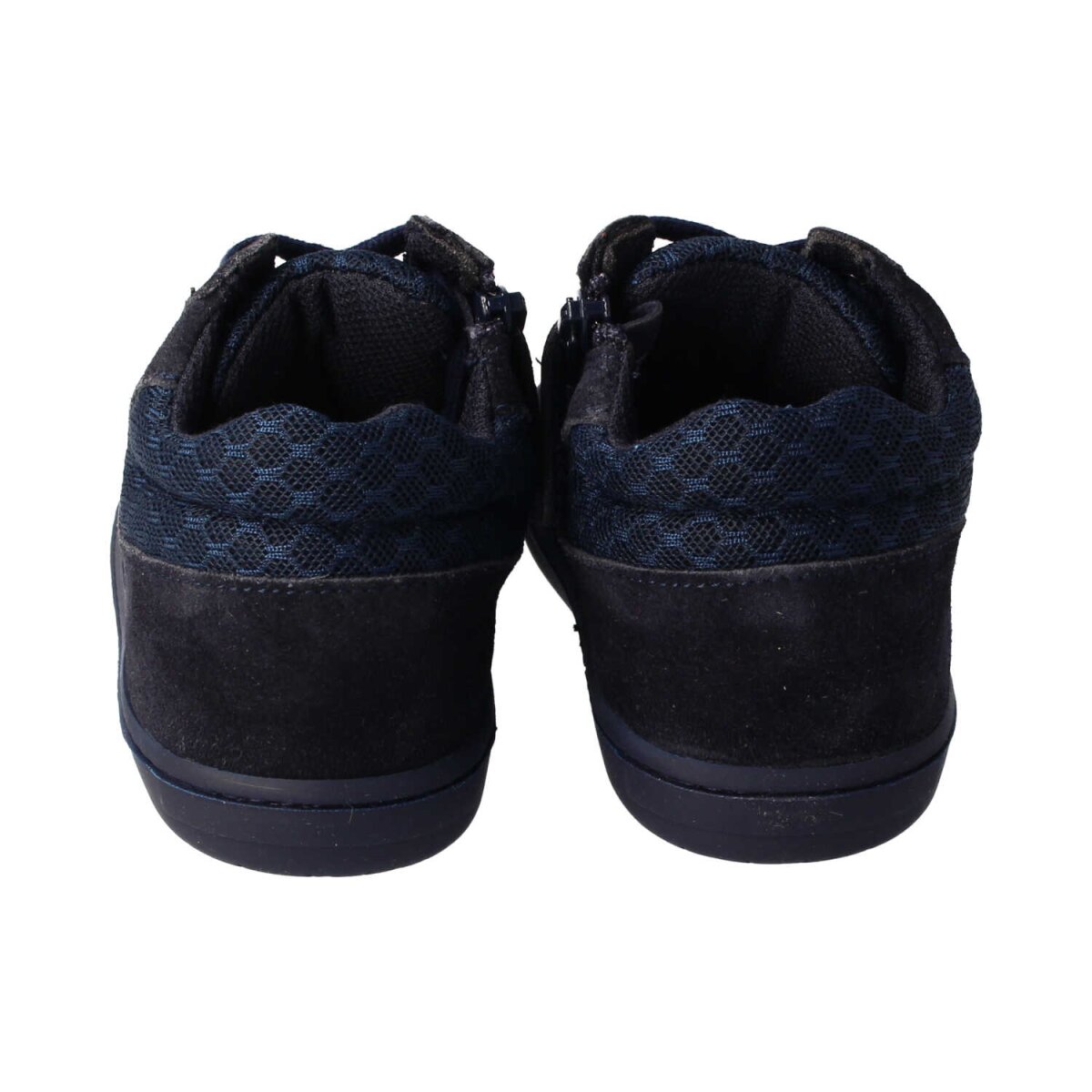 WL32051-2 navy STAY-HAPPY velours textil laces zipper Weite/W