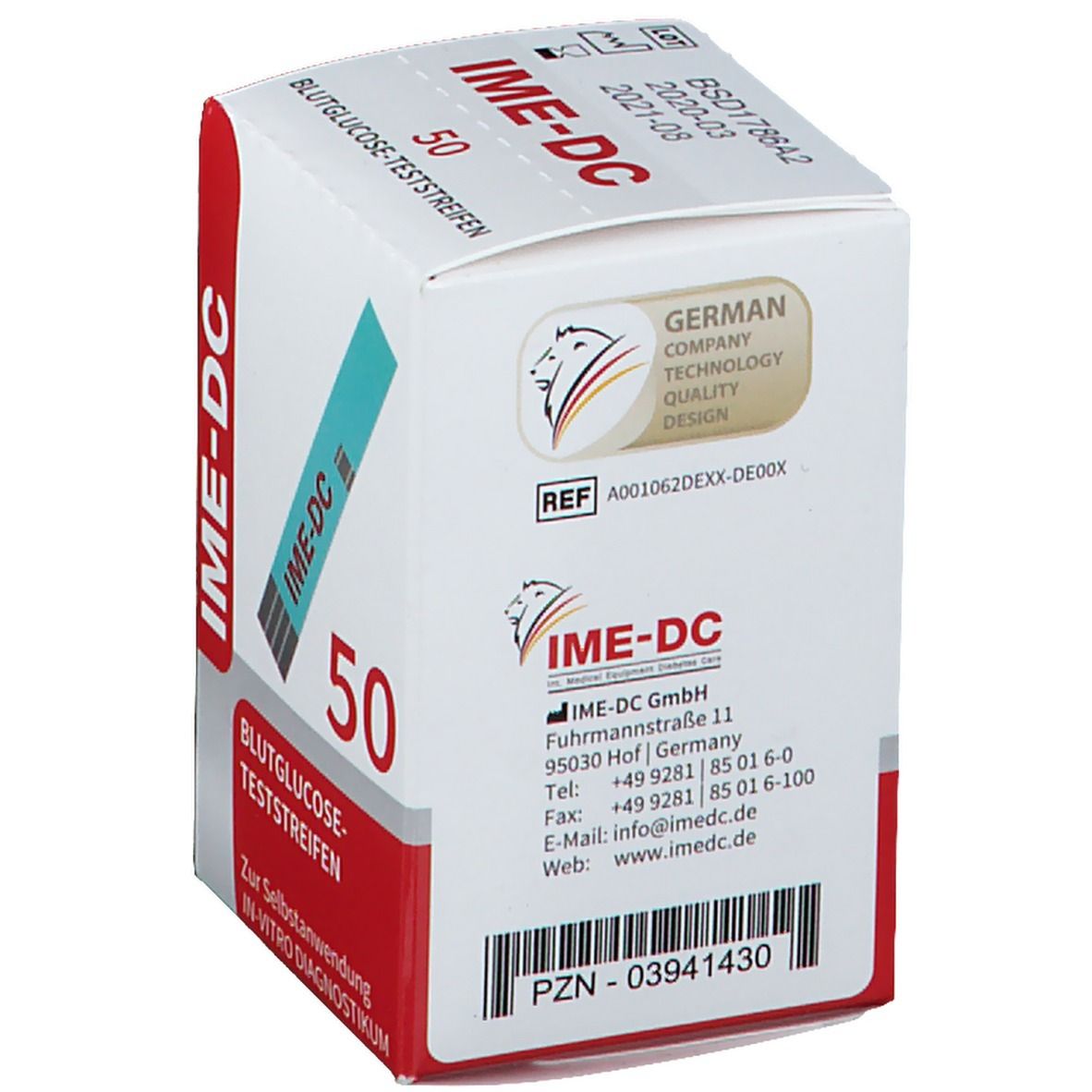 IME-DC Blutzuckerteststreifen
