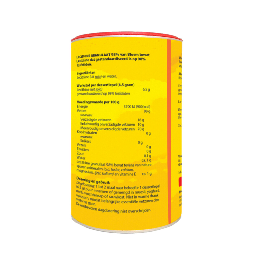 Bloem Lecithine Granulaat 98% 400 gr