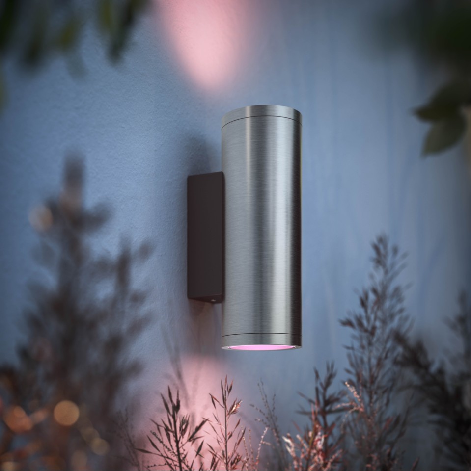 Philips Hue - Appear Wall Light - Hue Outdoor - White & Color Ambiance
