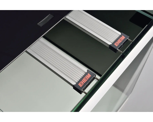 EHEIM incpiria 330 aquariumcombinatie met LED-verlichting en verlichte alpenkast