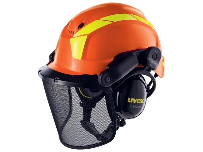 uvex - Sikkerhedshjelm - højdensitets polyetylen (HDPE) - orange