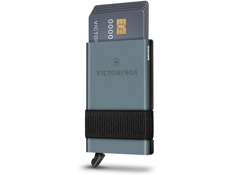 Victorinox Portemonnaie Smart Card Sharp Gray Geldbörse mit Kartenschutzhülle und Moneyband