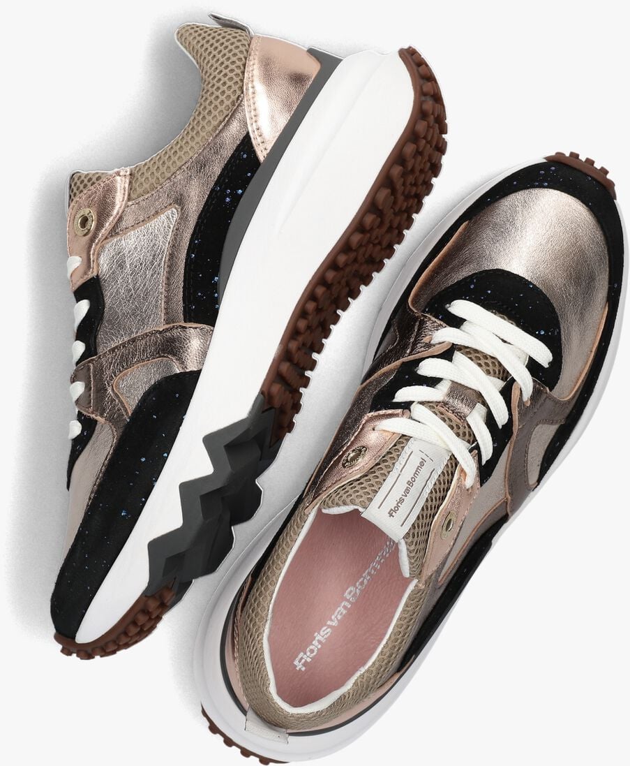 FLORIS VAN BOMMEL zwarte floris van bommel lage sneakers sfw-10111