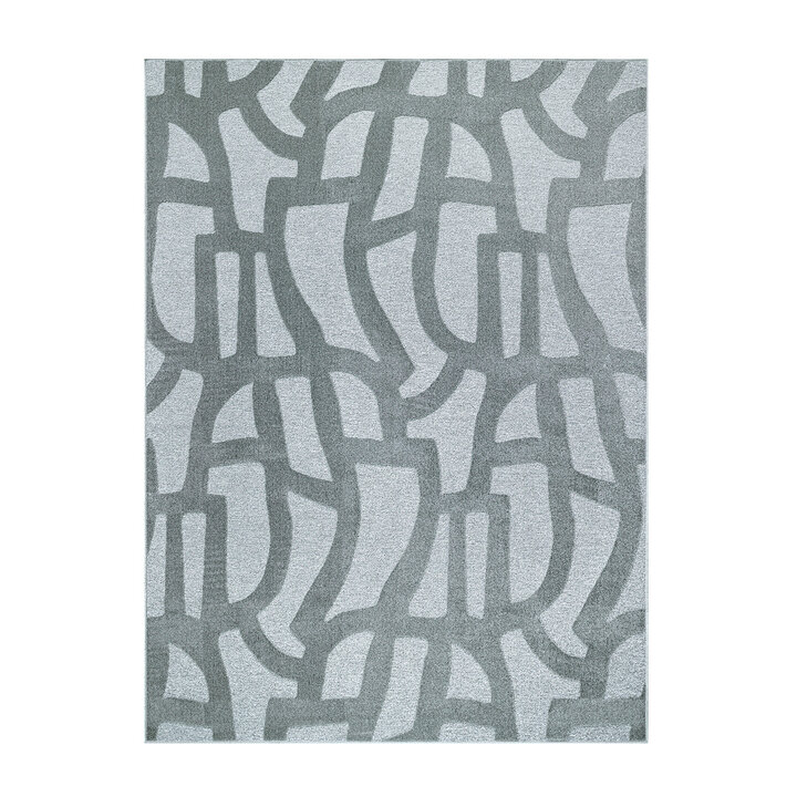 Modern vloerkleed - Thor Blauw 3131