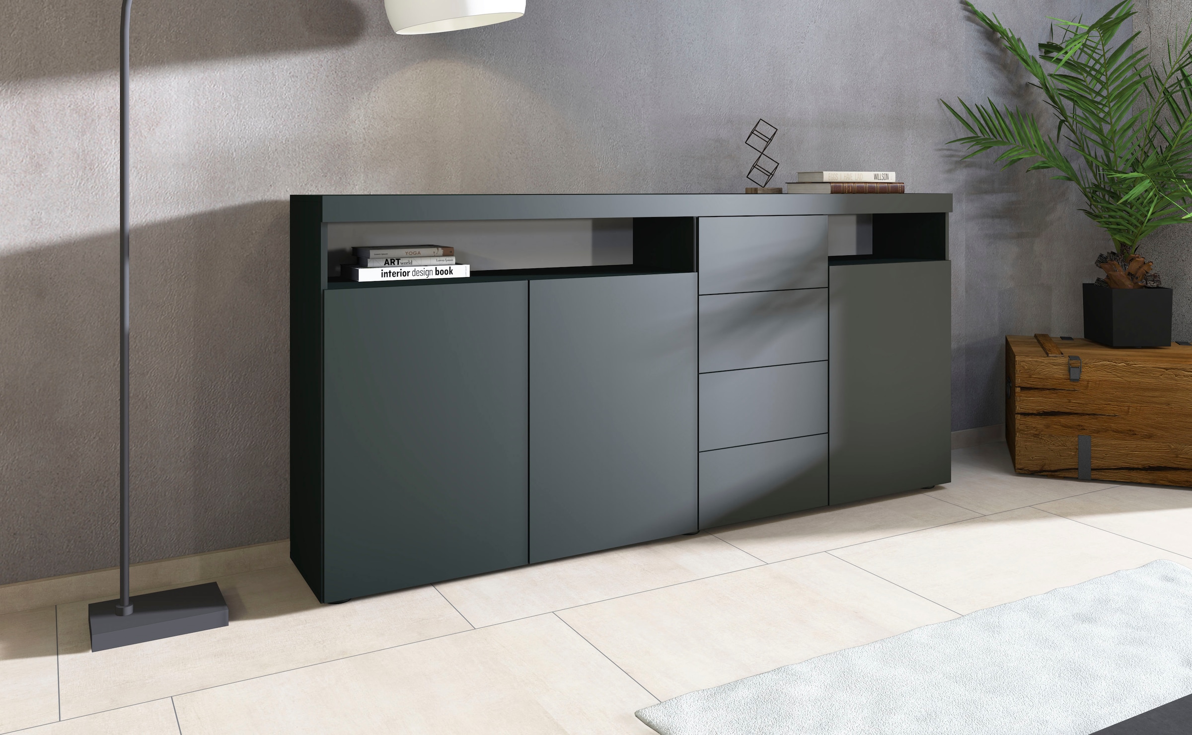 borchardt Möbel Highboard »Kapstadt« Breite  200 cm