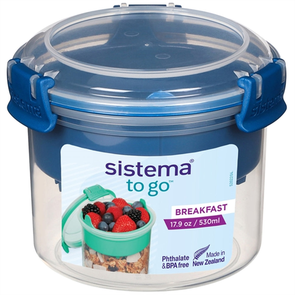 To Go Morgenmadsbøtte 530 ml Ocean Blue