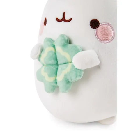 NICI Kuscheltier MOLANG mit Kleeblatt in Geschenkverpackung, 16 cm