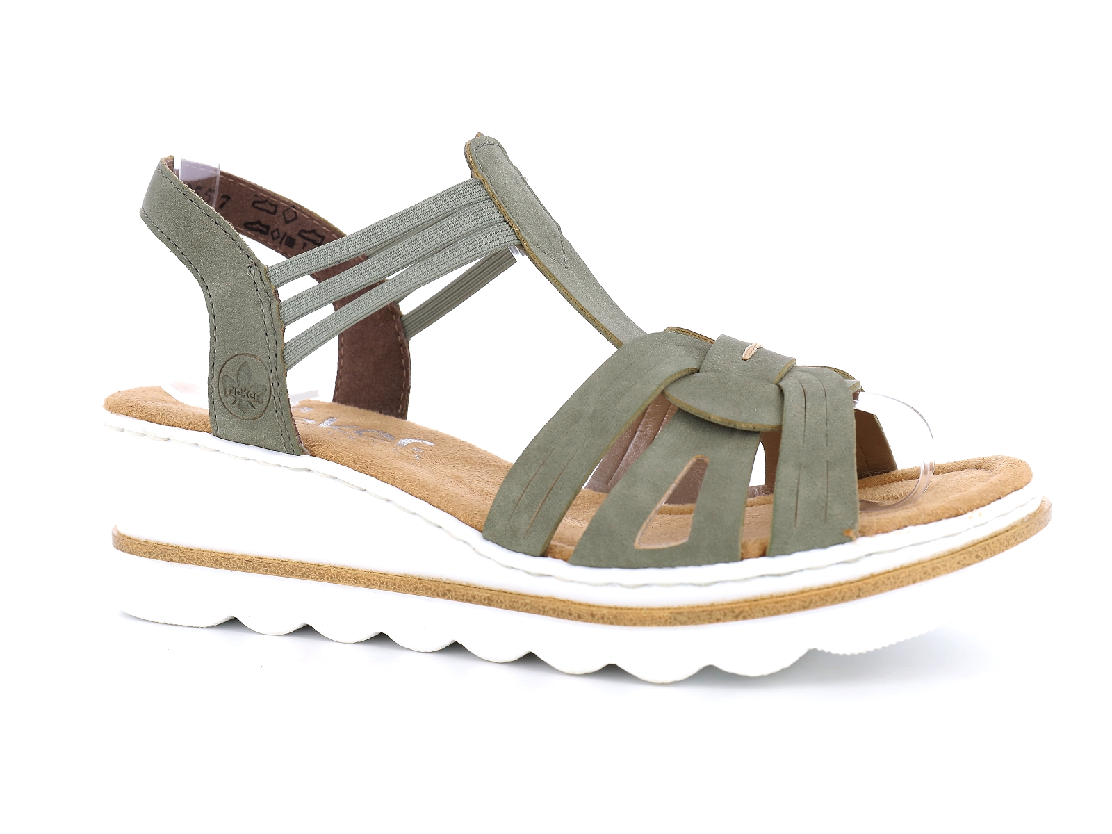Rieker-67459 Synthétique Vert