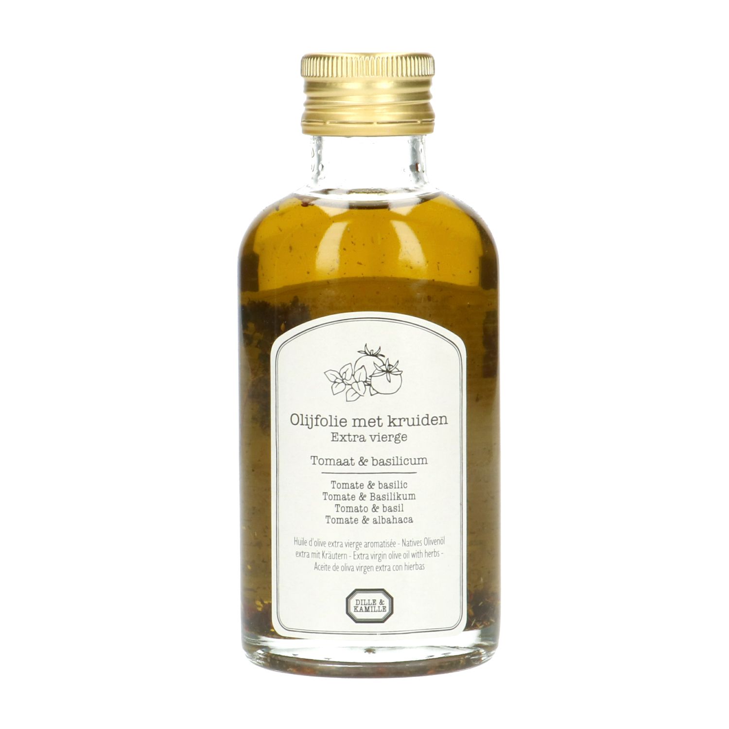 Kruidenolijfolie tomaat basilicum, 250 ml