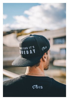 Casquette Çois 'Thank God it's Rideday' Noir