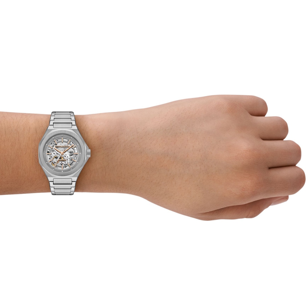 Armani Exchange Andrea Automatik 36mm Silbrig
