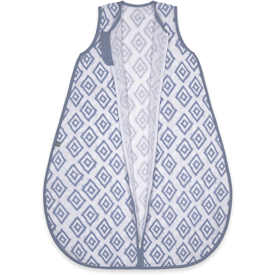 emma & noah Schlafsack Rauten Blau 0.5
